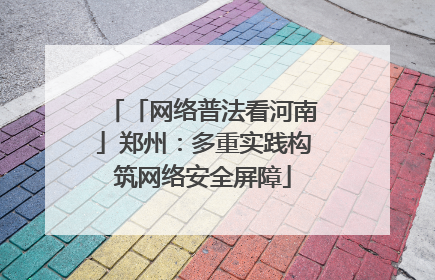「网络普法看河南」郑州：多重实践构筑网络安全屏障
