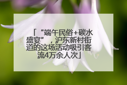 “端午民俗+碳水盛宴”，沪东新村街道的这场活动吸引客流4万余人次