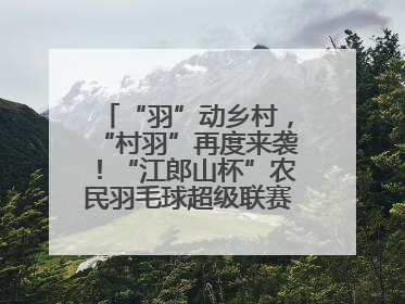 “羽”动乡村，“村羽”再度来袭！“江郎山杯”农民羽毛球超级联赛第二站圆满落幕
