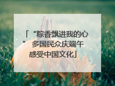 “粽香飘进我的心” 多国民众庆端午感受中国文化
