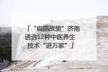 “扁鹊故里”济南遴选12种中医养生技术“进万家”