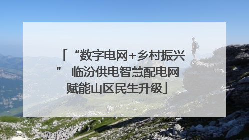 “数字电网+乡村振兴” 临汾供电智慧配电网赋能山区民生升级