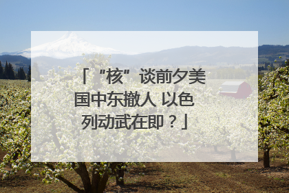 “核”谈前夕美国中东撤人 以色列动武在即？