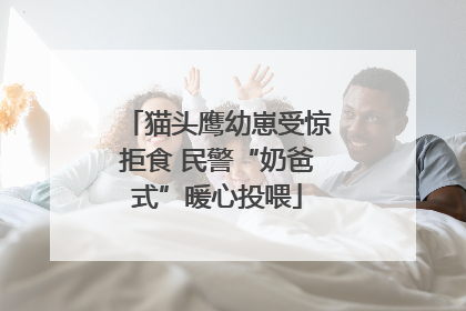 猫头鹰幼崽受惊拒食 民警“奶爸式”暖心投喂
