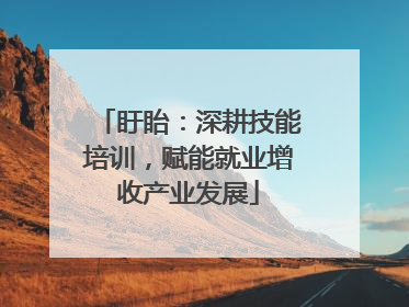盱眙：深耕技能培训，赋能就业增收产业发展