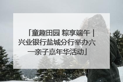 童趣田园 粽享端午｜兴业银行盐城分行举办六一亲子嘉年华活动