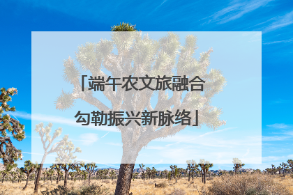 端午农文旅融合 勾勒振兴新脉络