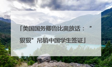 美国国务卿鲁比奥放话：“狠狠”吊销中国学生签证