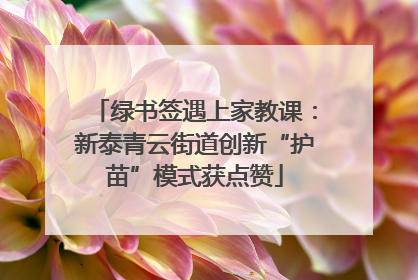 绿书签遇上家教课：新泰青云街道创新“护苗”模式获点赞