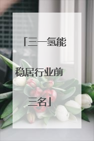 三一氢能稳居行业前三名