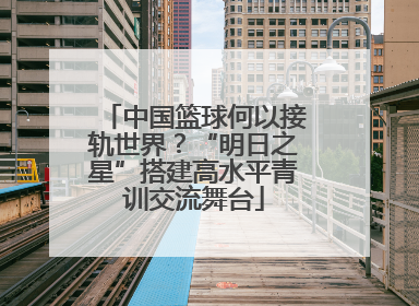 中国篮球何以接轨世界？“明日之星”搭建高水平青训交流舞台