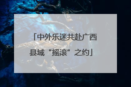 中外乐迷共赴广西县域“摇滚”之约