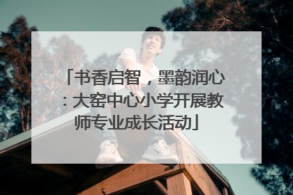 书香启智，墨韵润心：大窑中心小学开展教师专业成长活动