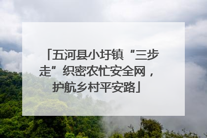 五河县小圩镇“三步走”织密农忙安全网，护航乡村平安路