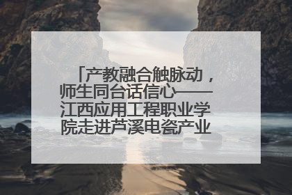 产教融合触脉动，师生同台话信心——江西应用工程职业学院走进芦溪电瓷产业园创新思政课堂