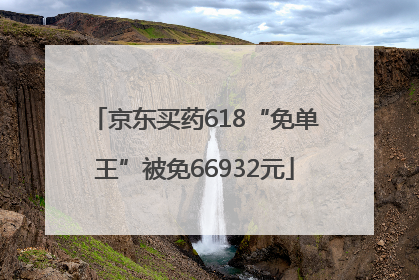 京东买药618“免单王”被免66932元
