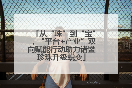 从“珠”到“宝”，“平台+产业”双向赋能行动助力诸暨珍珠升级蜕变