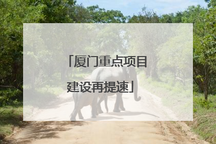 厦门重点项目建设再提速