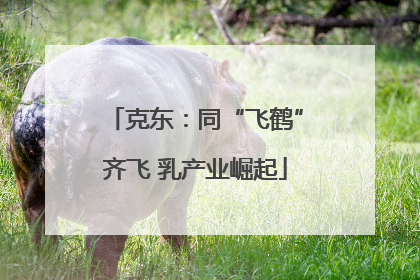 克东：同“飞鹤”齐飞 乳产业崛起