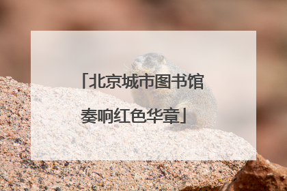 北京城市图书馆奏响红色华章