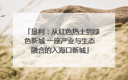 垦利：从红色热土到绿色新城 一座产业与生态融合的入海口新城