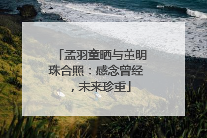 孟羽童晒与董明珠合照：感念曾经，未来珍重