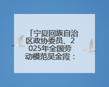 宁夏回族自治区政协委员、2025年全国劳动模范吴金霞：看，那一片金色的霞光