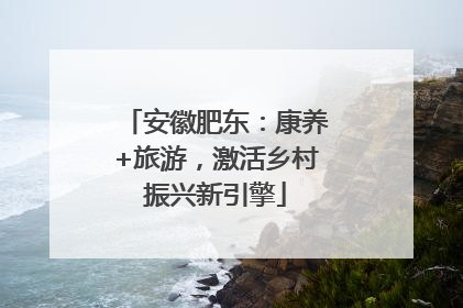 安徽肥东：康养+旅游，激活乡村振兴新引擎