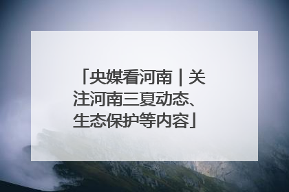央媒看河南｜关注河南三夏动态、生态保护等内容