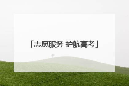 志愿服务 护航高考