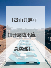 微山县韩庄镇开展防汛应急演练