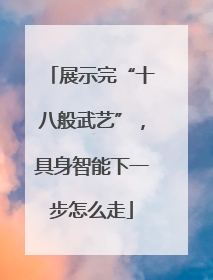 展示完“十八般武艺”，具身智能下一步怎么走