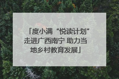 度小满“悦读计划”走进广西南宁 助力当地乡村教育发展