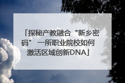 探秘产教融合“新乡密码” 一所职业院校如何激活区域创新DNA