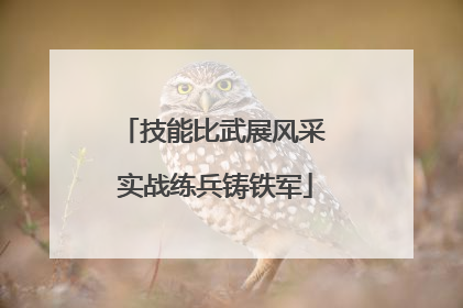 技能比武展风采 实战练兵铸铁军