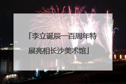 李立诞辰一百周年特展亮相长沙美术馆
