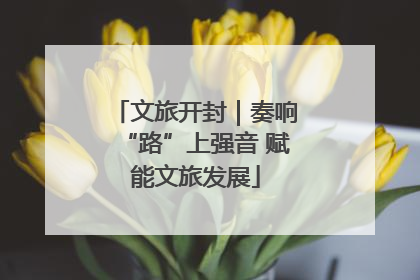 文旅开封｜奏响“路”上强音 赋能文旅发展