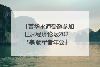普华永道受邀参加世界经济论坛2025新领军者年会