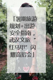 暑期旅游规划+出游安全指南，武汉文旅“红马甲”闪耀高招会