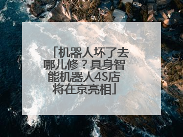 机器人坏了去哪儿修？具身智能机器人4S店将在京亮相