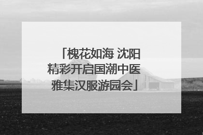 槐花如海 沈阳精彩开启国潮中医雅集汉服游园会