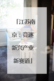 江苏南京：竞逐新兴产业新赛道