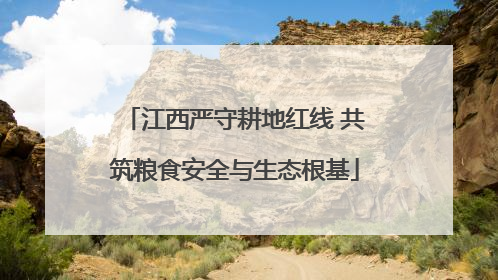 江西严守耕地红线 共筑粮食安全与生态根基