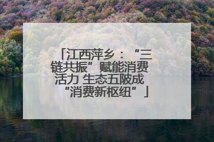 江西萍乡：“三链共振”赋能消费活力 生态五陂成“消费新枢纽”
