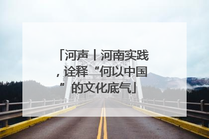 河声丨河南实践，诠释“何以中国”的文化底气