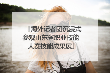 海外记者团沉浸式参观山东省职业技能大赛技能成果展