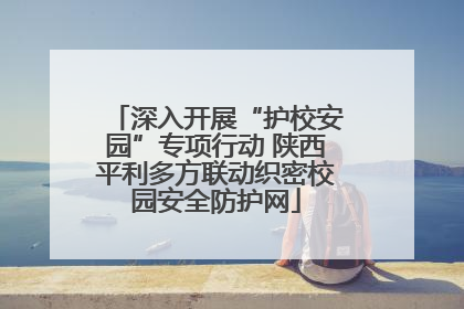 深入开展“护校安园”专项行动 陕西平利多方联动织密校园安全防护网