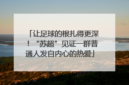 让足球的根扎得更深！“苏超”见证一群普通人发自内心的热爱