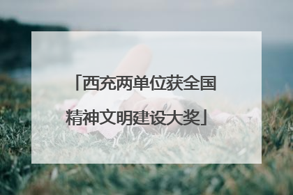 西充两单位获全国精神文明建设大奖