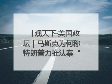观天下·美国政坛｜马斯克为何称特朗普力推法案“令人作呕”